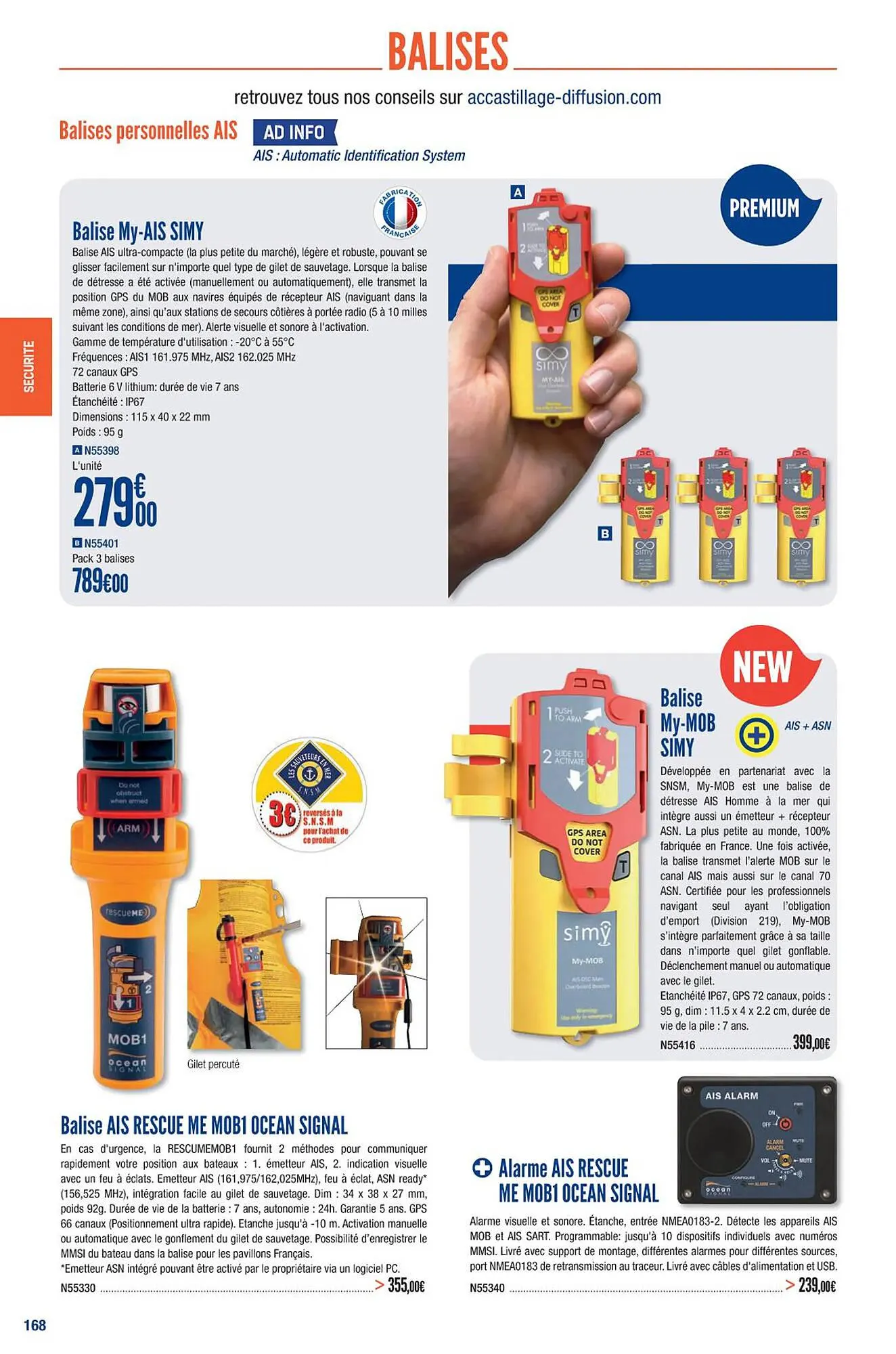 Catalogue Accastillage Diffusion du 1 mars au 31 décembre 2023 - Catalogue page 170