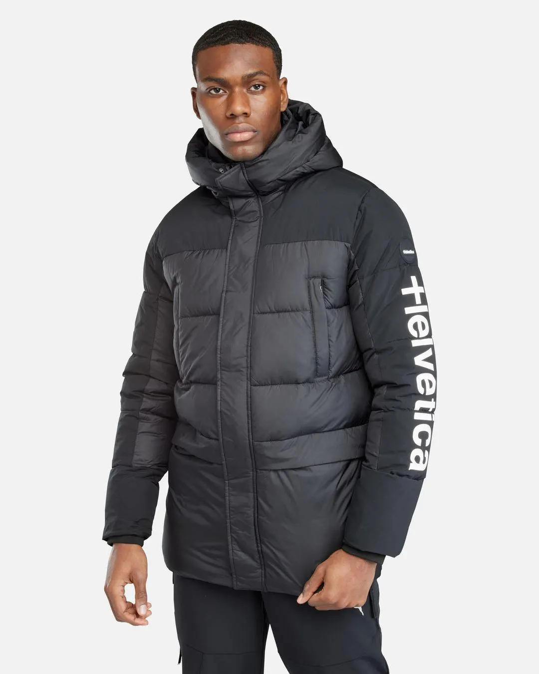 Helvetica Valberg Parka - Black