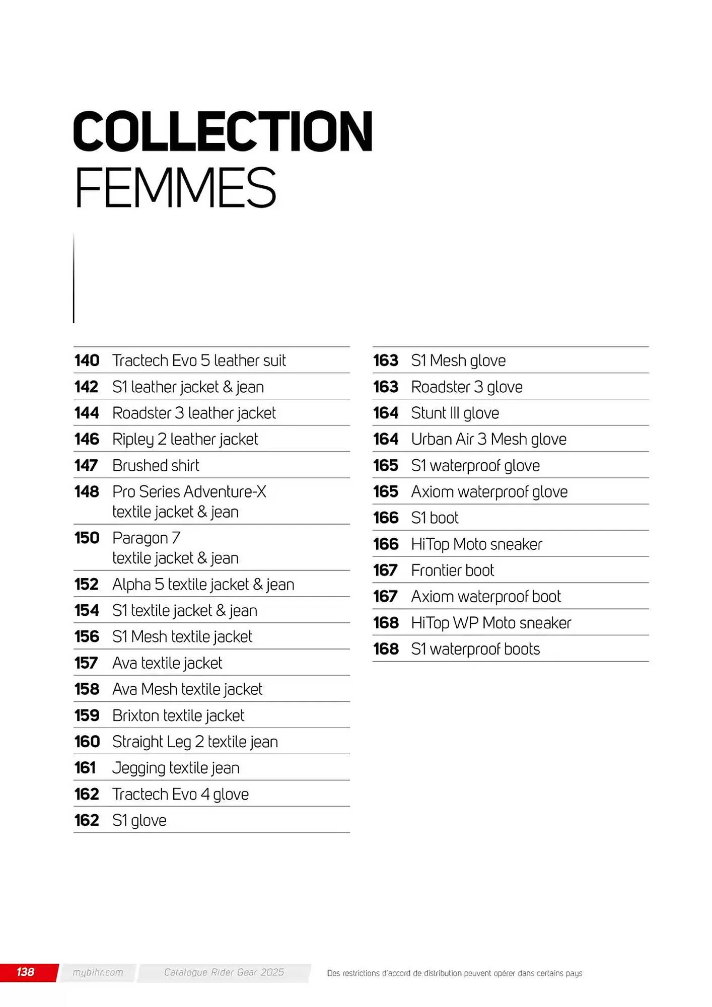 Catalogue Bihr du 12 décembre au 31 décembre 2025 - Catalogue page 138