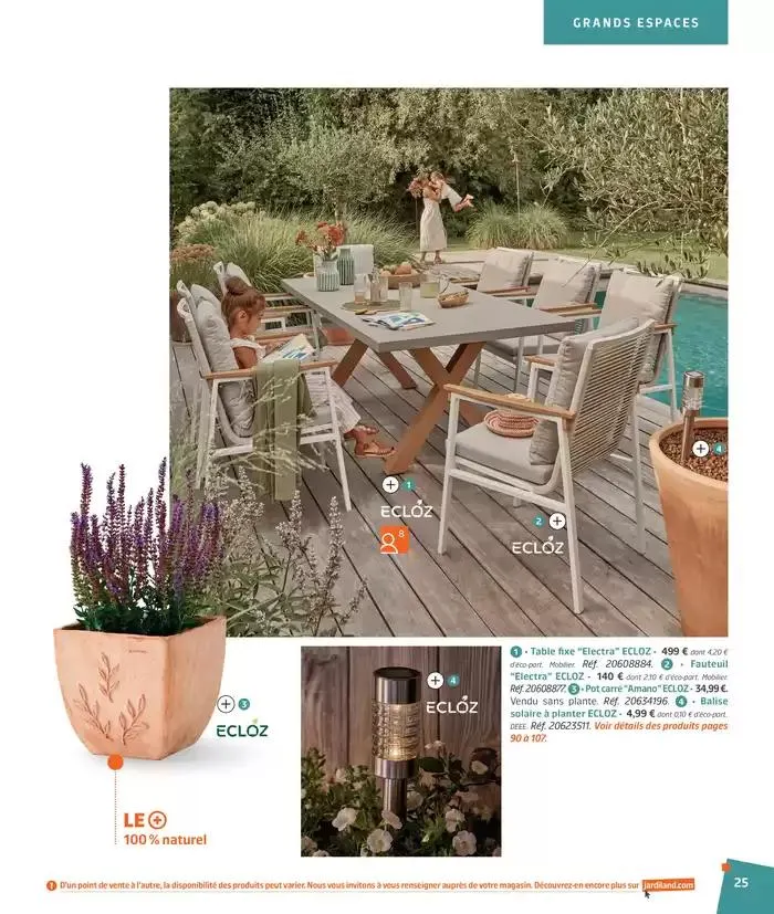 BARBEUC, SIESTE, PÉTANQUE PLACE À LA DÉTENTE du 27 février au 23 juin 2025 - Catalogue page 25