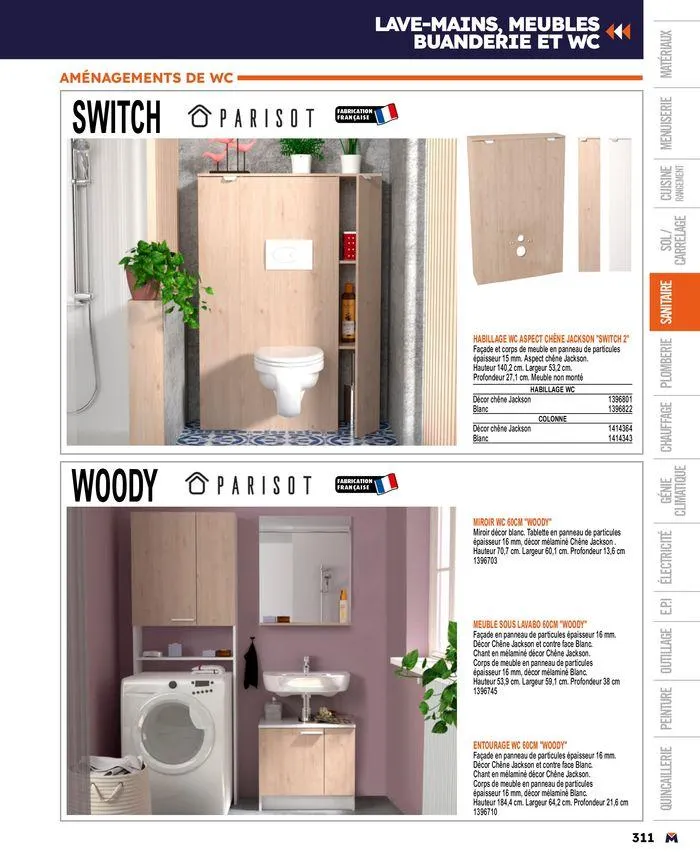 Guide produits 2024 du 15 mars au 31 décembre 2024 - Catalogue page 311