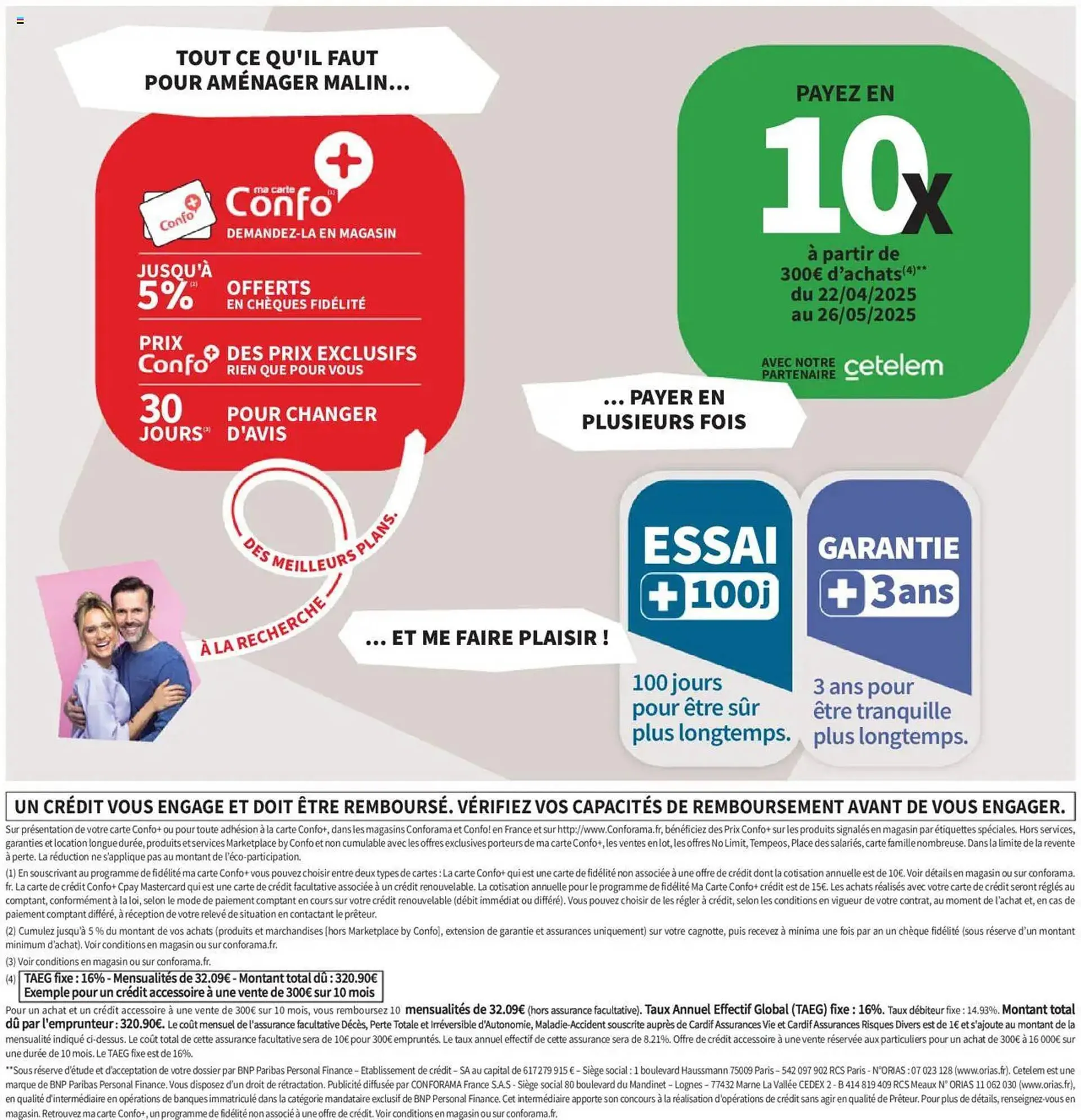 Catalogue Conforama du 22 avril au 26 mai 2025 - Catalogue page 2