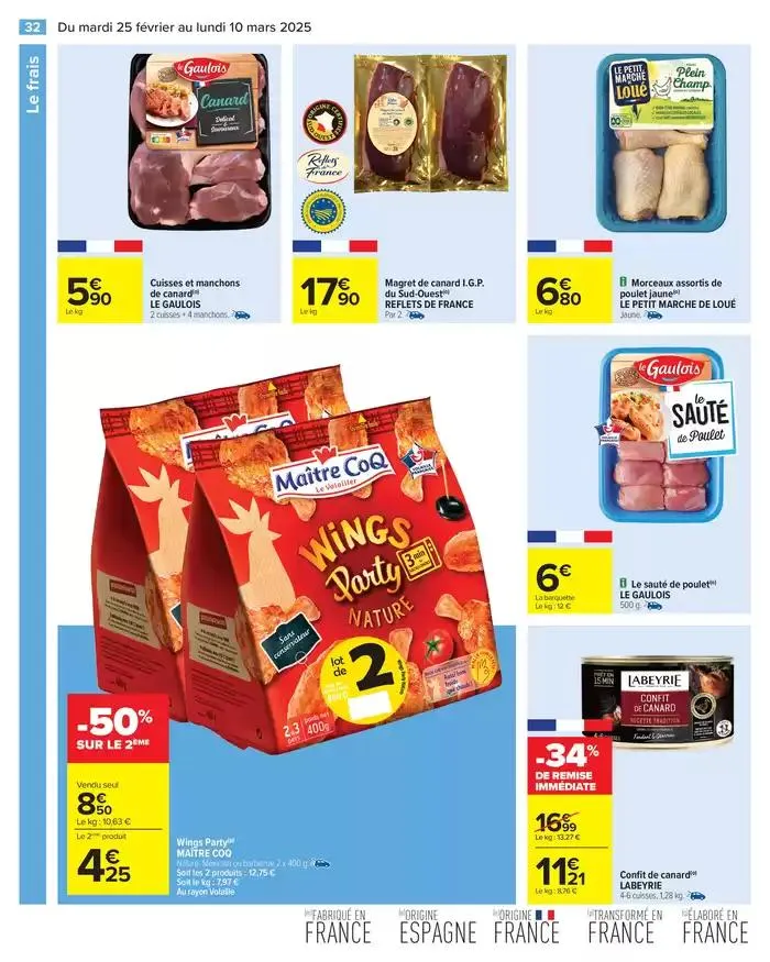 -50% SUR LE 2ÈME - CHOCOLAT ET CAFÉ du 25 février au 10 mars 2025 - Catalogue page 34