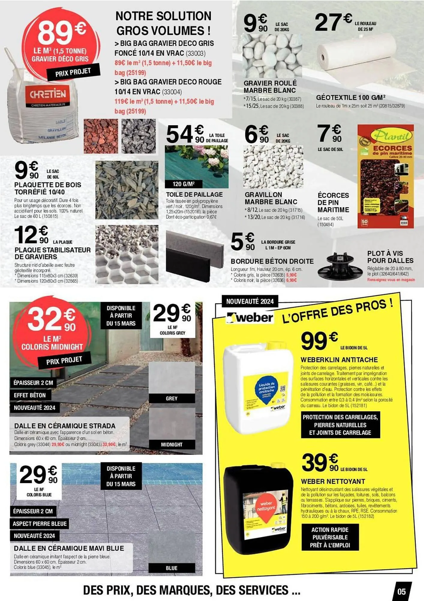 Catalogue Chretien Matériaux du 11 mars au 30 mars 2024 - Catalogue page 11