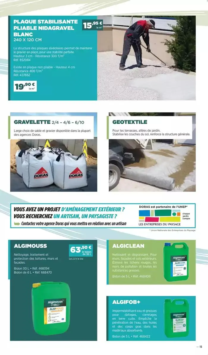PROMO AMÉNAGEMENT EXTERIEUR du 26 mars au 31 mai 2025 - Catalogue page 15