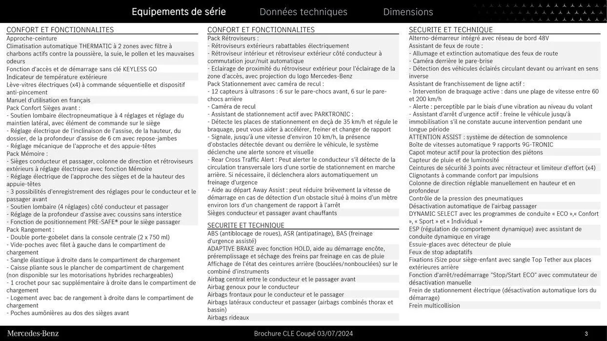 Nouveau CLE Coupé du 9 septembre au 31 août 2025 - Catalogue page 3
