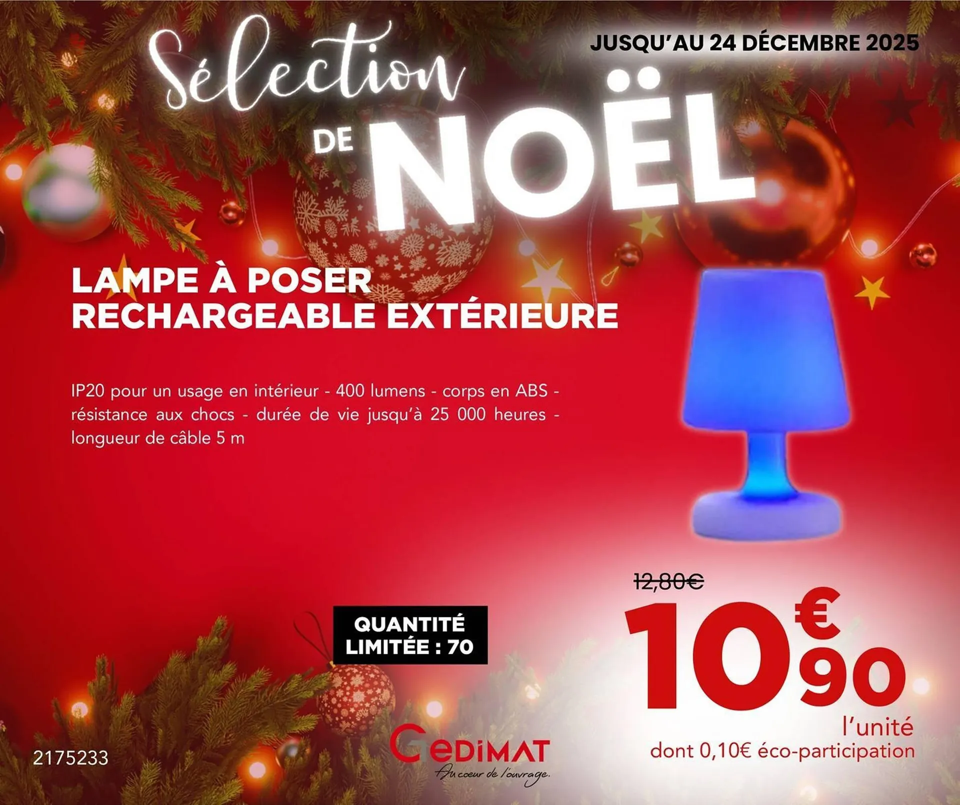 Catalogue Gedimat du 3 décembre au 24 décembre 2025 - Catalogue page 27