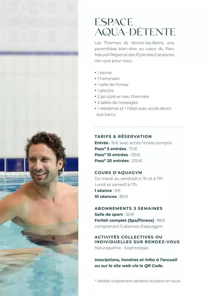 Carte Spa Vernet-les-Bains 2025 du 9 décembre au 31 décembre 2025 - Catalogue page 3