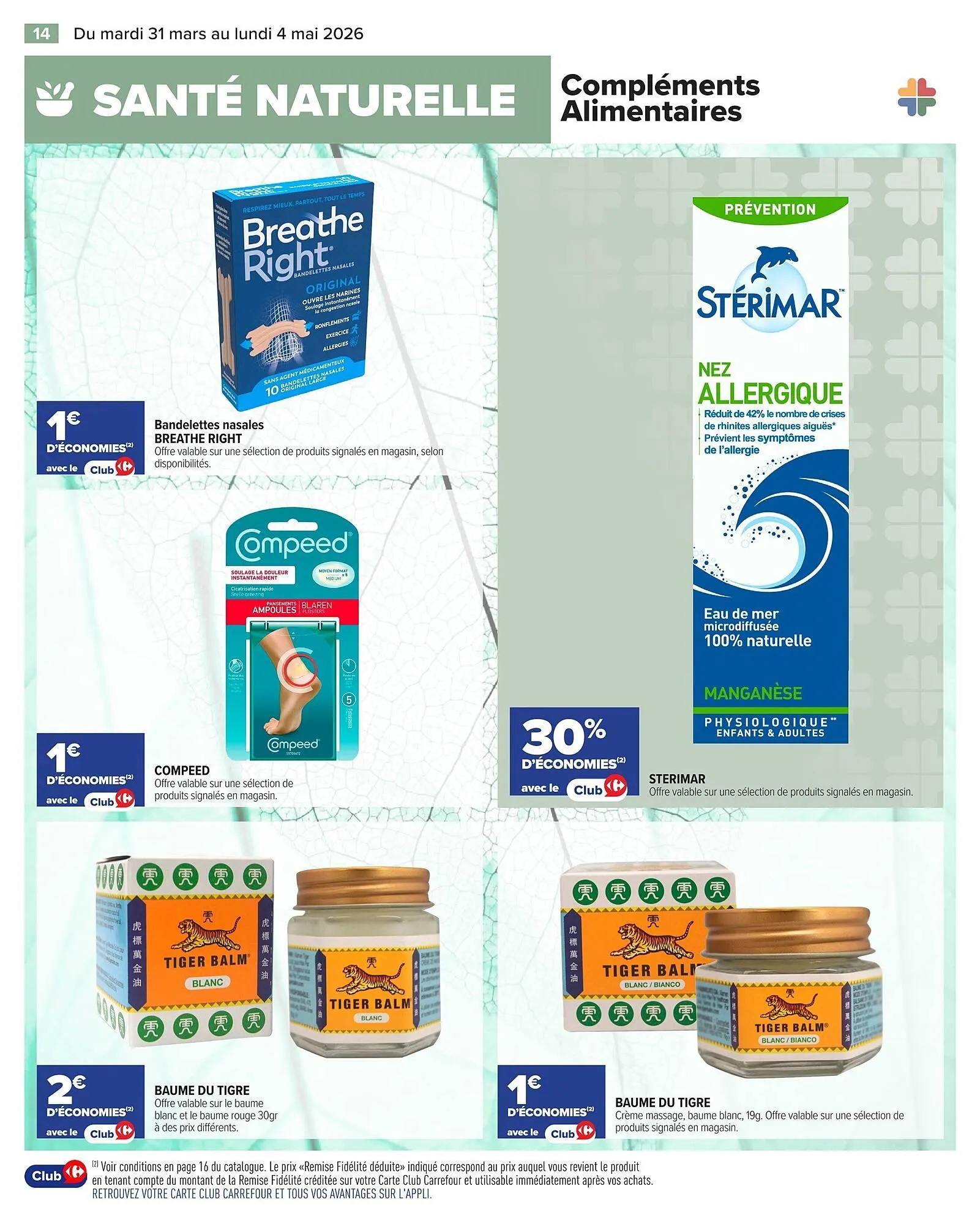 Catalogue Carrefour du 31 mars au 4 mai 2026 - Catalogue page 14