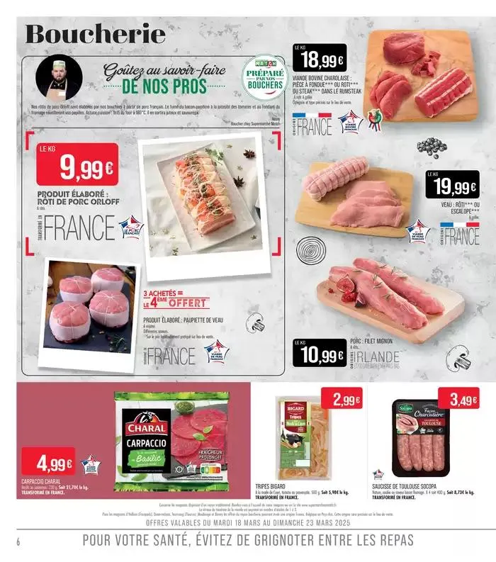 C'EST TOUS LES JOURS LE MARCHÉ du 18 mars au 30 mars 2025 - Catalogue page 6