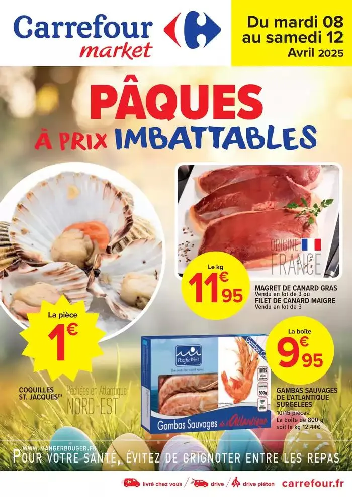 PÂQUES À PRIX IMBATTABLES du 8 avril au 12 avril 2025 - Catalogue page 1