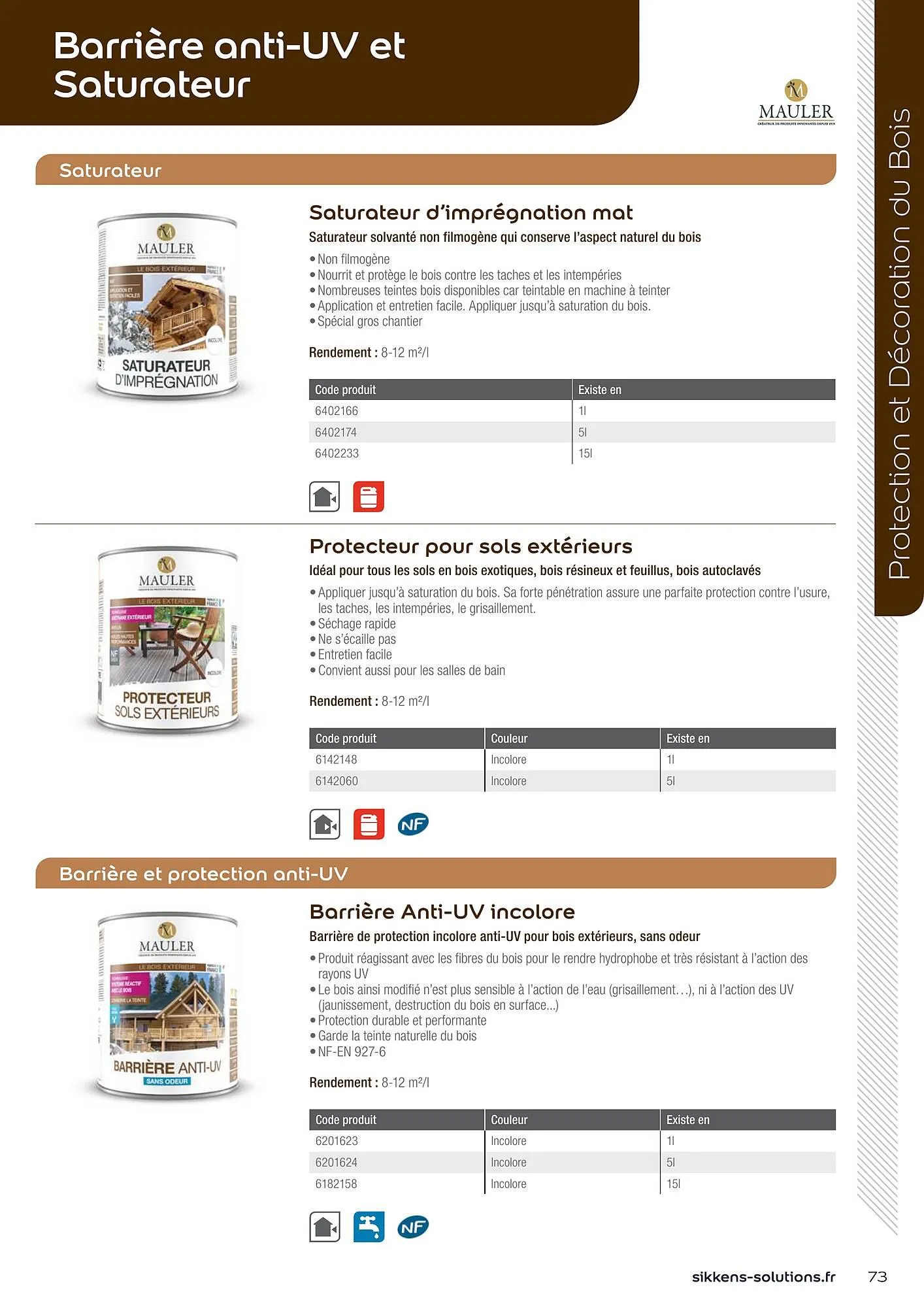 Catalogue Sikkens Solution du 8 janvier au 28 décembre 2025 - Catalogue page 73