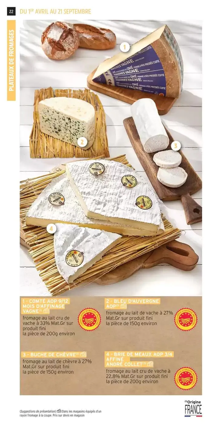 CATALOGUE TRAITEUR PRINTEMPS ETE du 1 avril au 21 septembre 2025 - Catalogue page 22