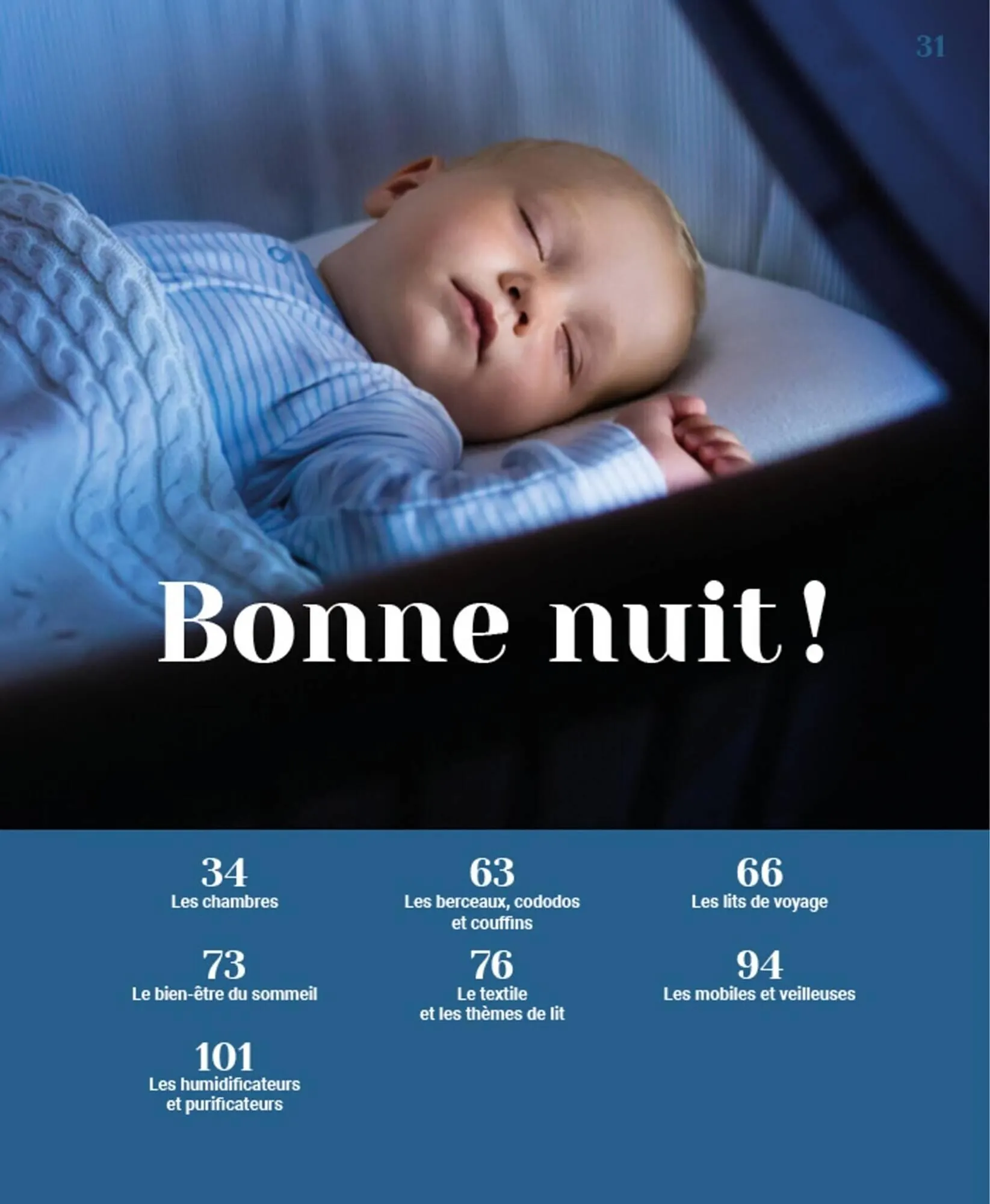 Catalogue autour de bébé du 31 mars au 31 janvier 2024 - Catalogue page 33
