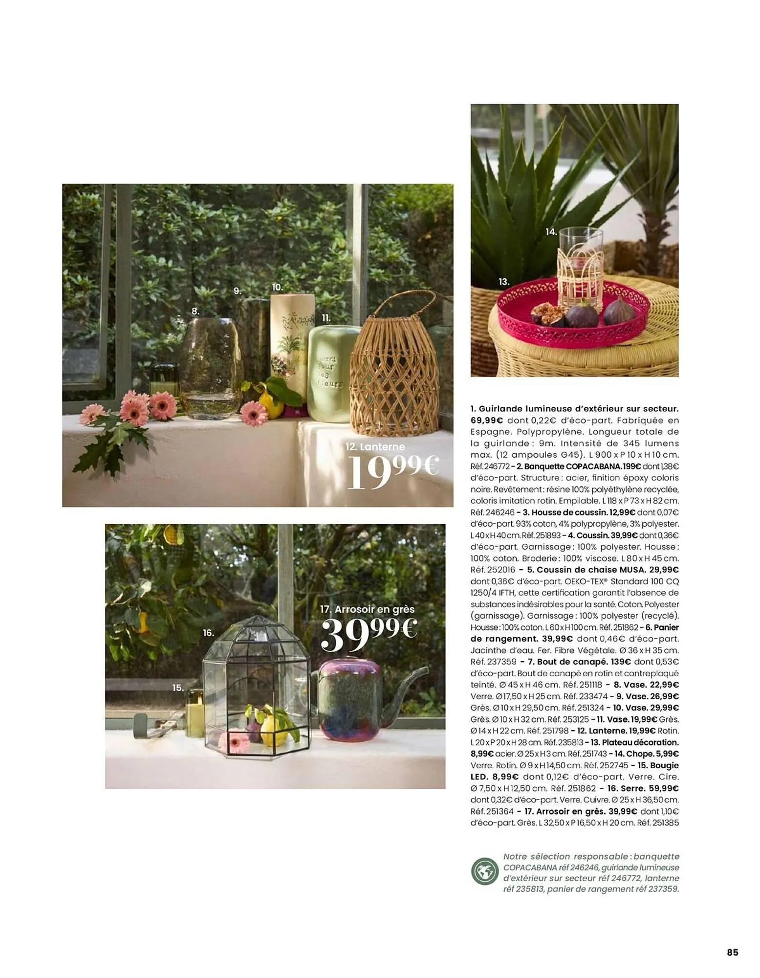 Catalogue Maisons du Monde du 1 mars au 31 août 2026 - Catalogue page 85