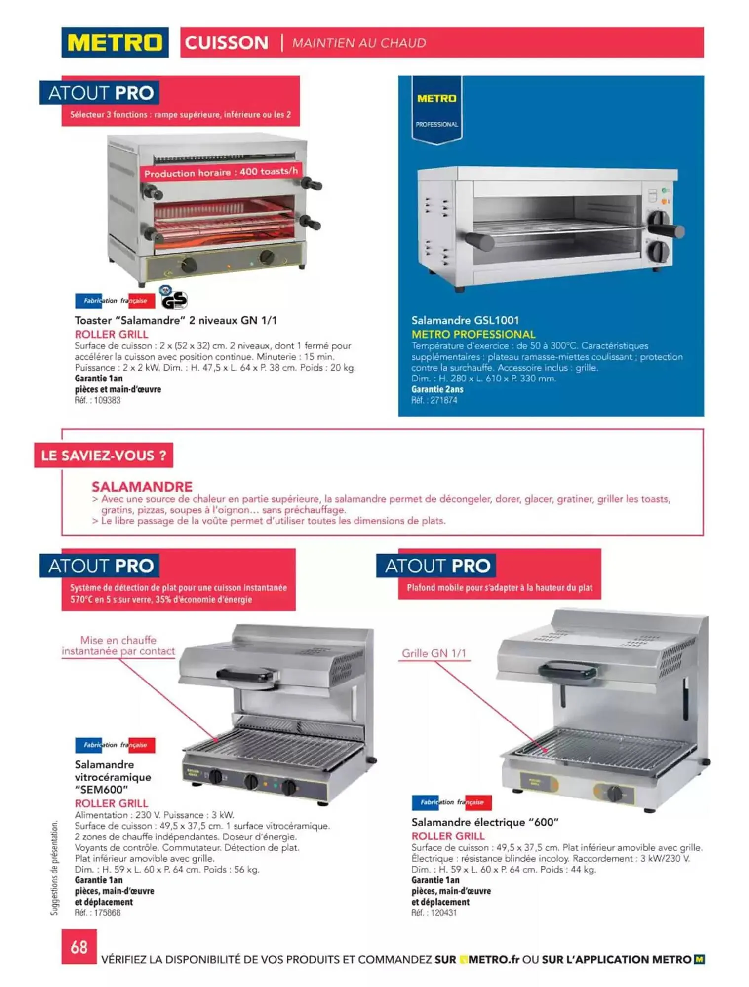 Catalogue METRO du 2 janvier au 31 décembre 2025 - Catalogue page 166