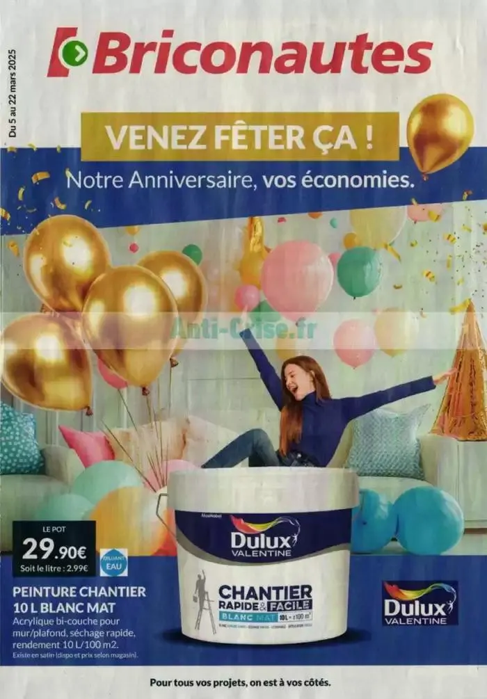 VENEZ FÊTER ÇA! du 7 mars au 22 mars 2025 - Catalogue page 1