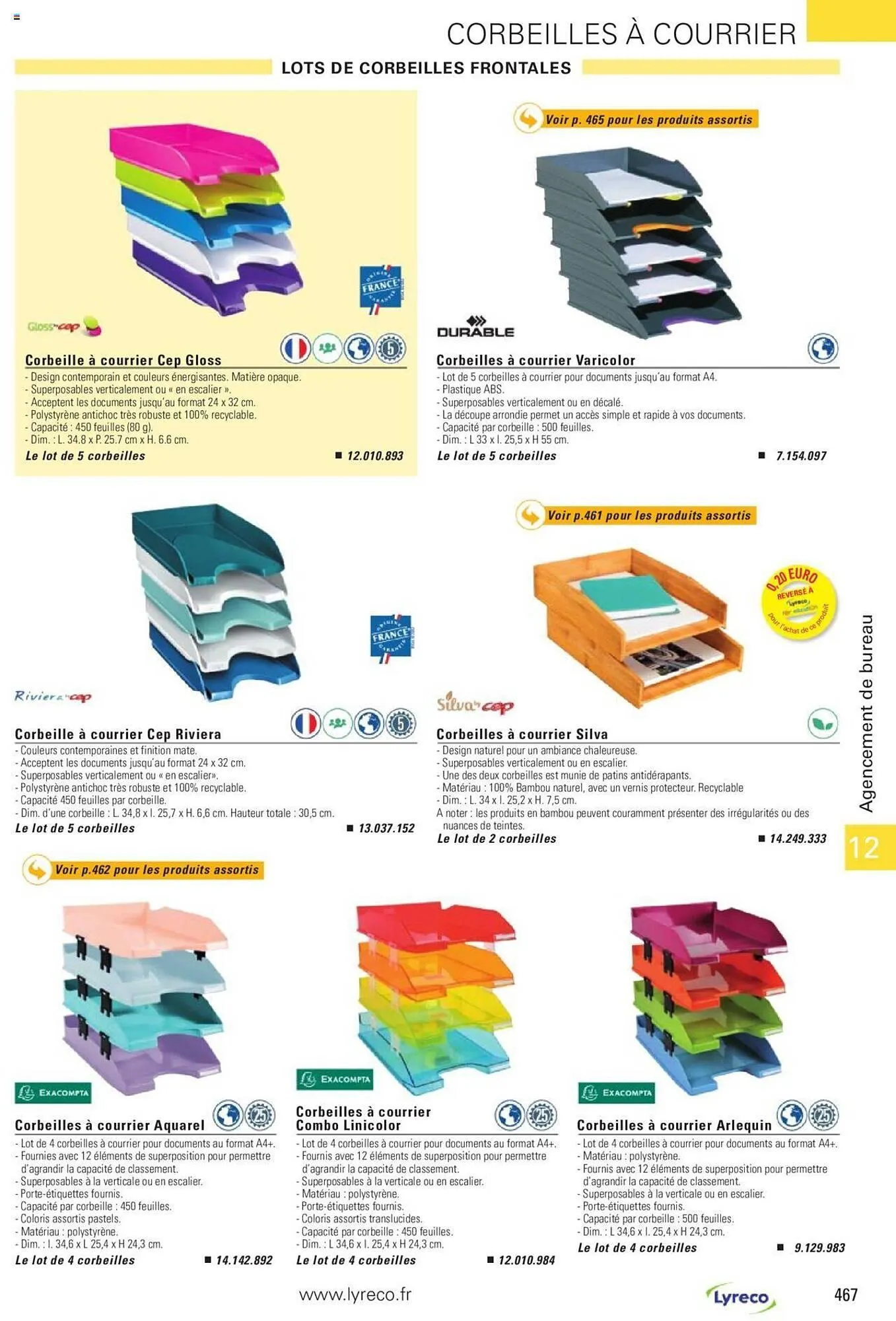 Catalogue Lyreco du 15 mai au 31 décembre 2023 - Catalogue page 467