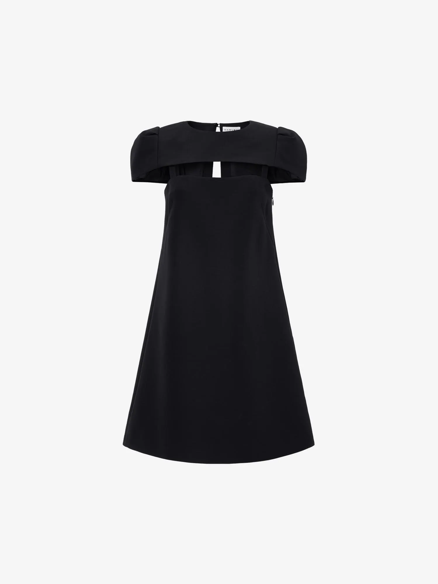 ESIA MIDI DRESS IN WOOL AND SILK