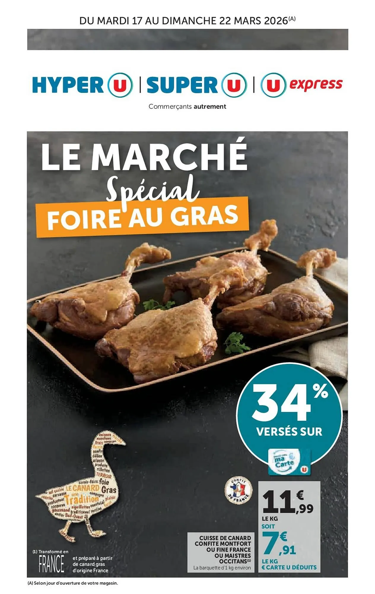 Catalogue U Express du 17 mars au 22 mars 2026 - Catalogue page 1