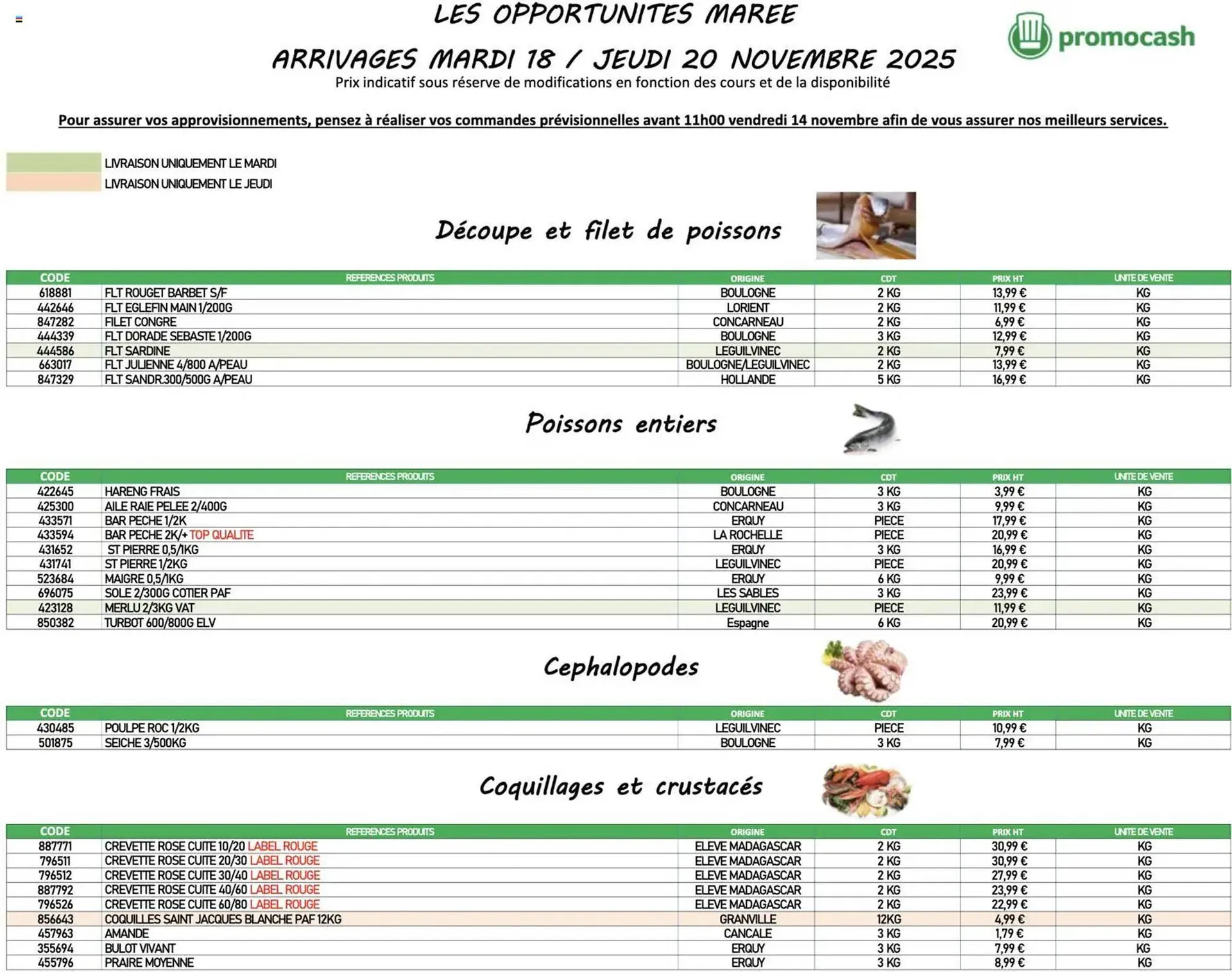 Catalogue Promocash du 18 novembre au 20 novembre 2025 - Catalogue page 1