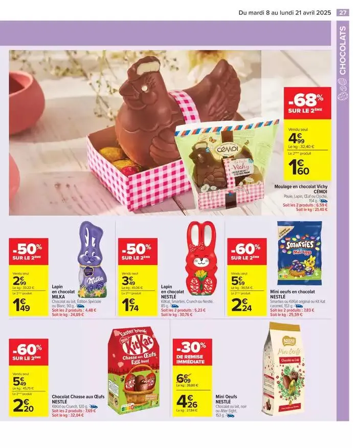 JOYEUSES PÂQUES & MEILLEURS PRIX du 8 avril au 21 avril 2025 - Catalogue page 29