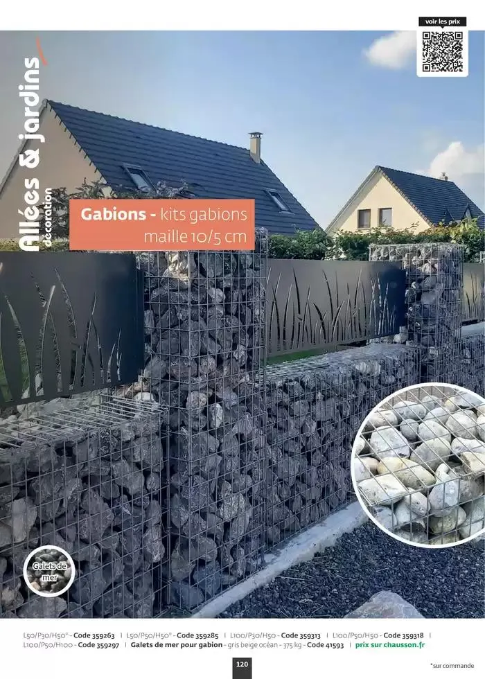 Aménagez votre extérieur SAISON 2025 du 1 janvier au 31 décembre 2025 - Catalogue page 122