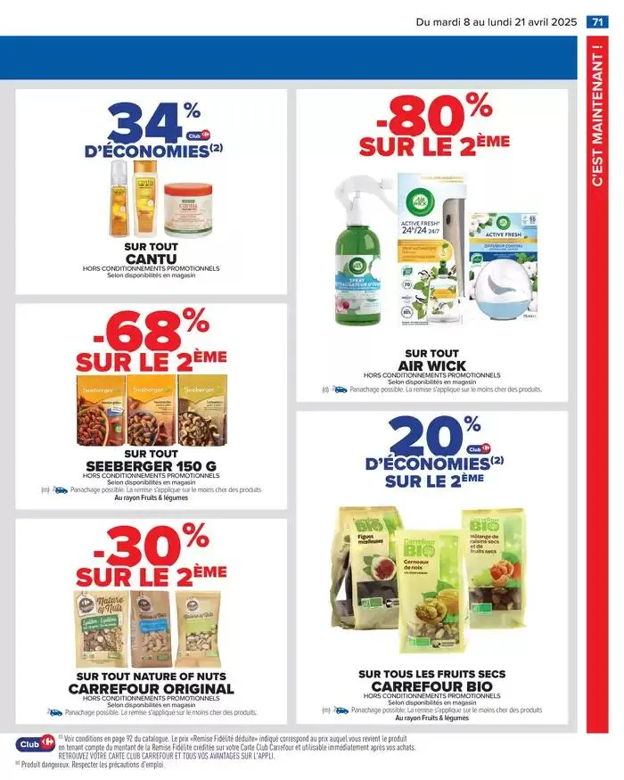 JOYEUSES PÂQUES & MEILLEURS PRIX du 8 avril au 21 avril 2025 - Catalogue page 73