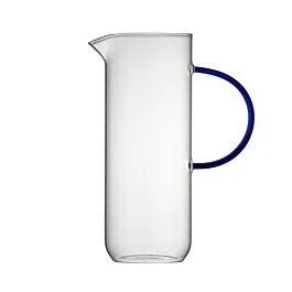 Pichet Torino 1L1 transparent bleu