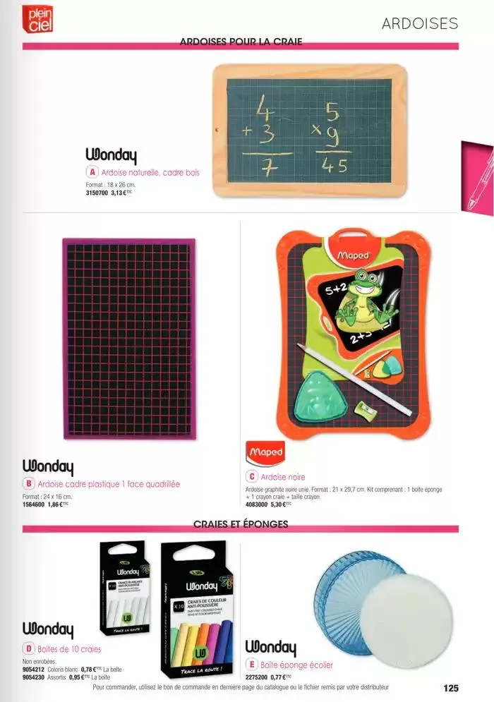 Écoles et loisirs 2025 du 1 janvier au 31 décembre 2025 - Catalogue page 125