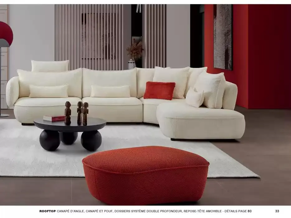 Catalogue Canapés et Fauteuils 2025  du 1 janvier au 31 décembre 2025 - Catalogue page 33