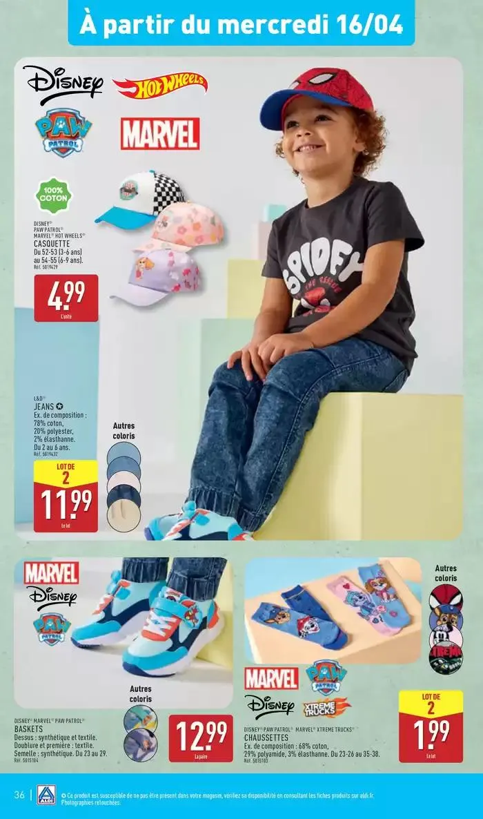 Arrivages de Pâques à prix discount du 15 avril au 21 avril 2025 - Catalogue page 39