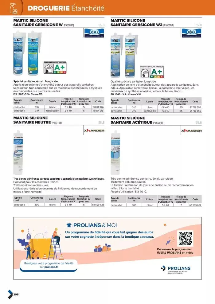 Catalogue génie climatique & sanitaire | Édition 2024-2025 du 2 octobre au 31 décembre 2025 - Catalogue page 298