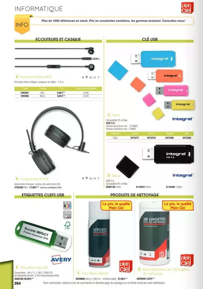 Écoles et loisirs 2025 du 1 janvier au 31 décembre 2025 - Catalogue page 264