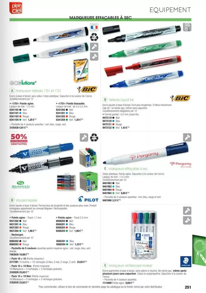 Écoles et loisirs 2025 du 1 janvier au 31 décembre 2025 - Catalogue page 251