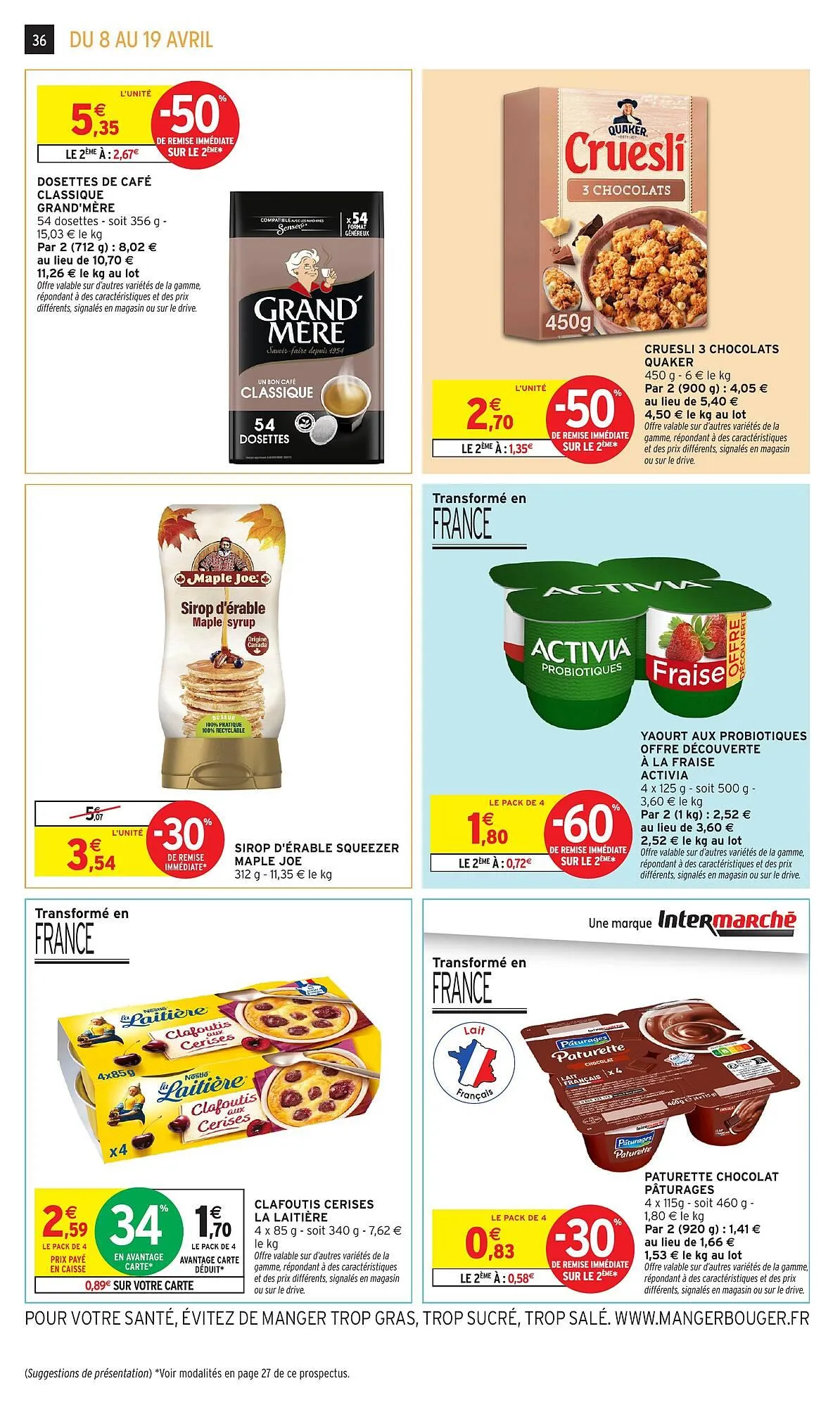 Catalogue Intermarché du 8 avril au 19 avril 2026 - Catalogue page 36