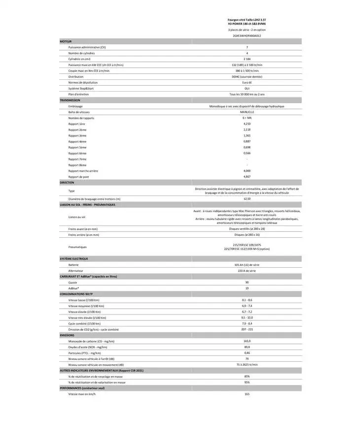 Opel Movano du 4 avril au 4 avril 2026 - Catalogue page 93