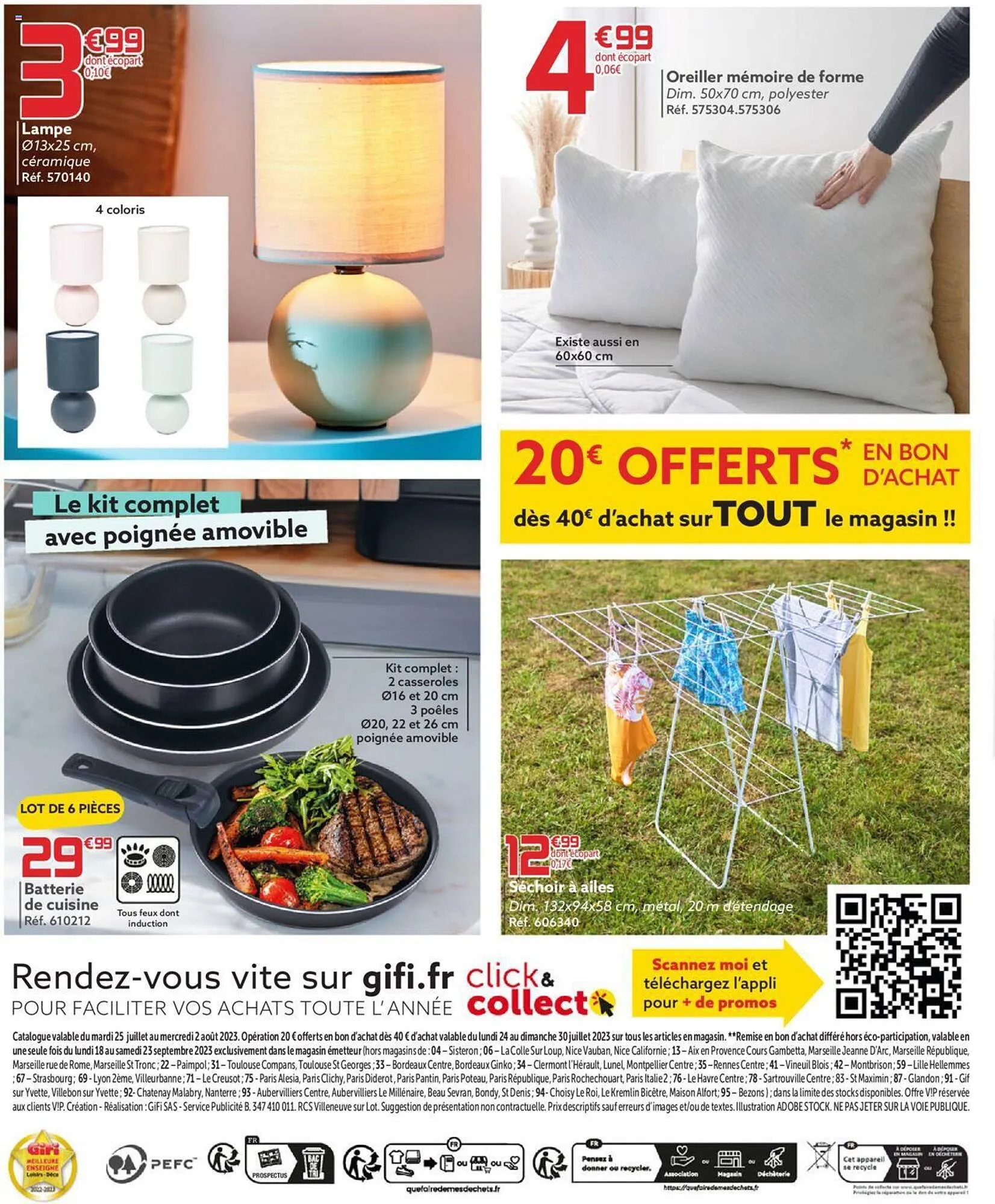 Catalogue GiFi du 17 juillet au 24 juillet 2023 - Catalogue page 16