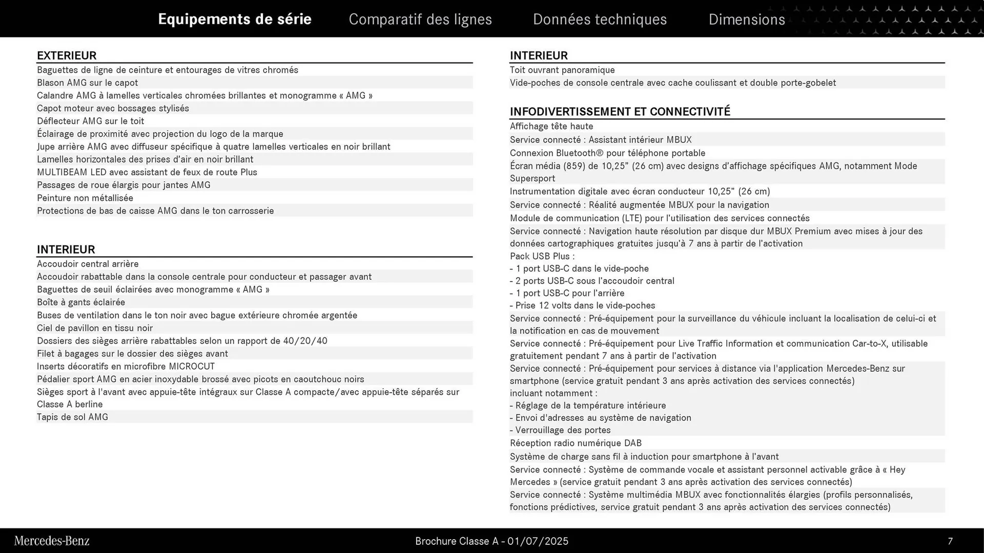 Catalogue Mercedes-Benz du 3 septembre au 3 septembre 2026 - Catalogue page 7