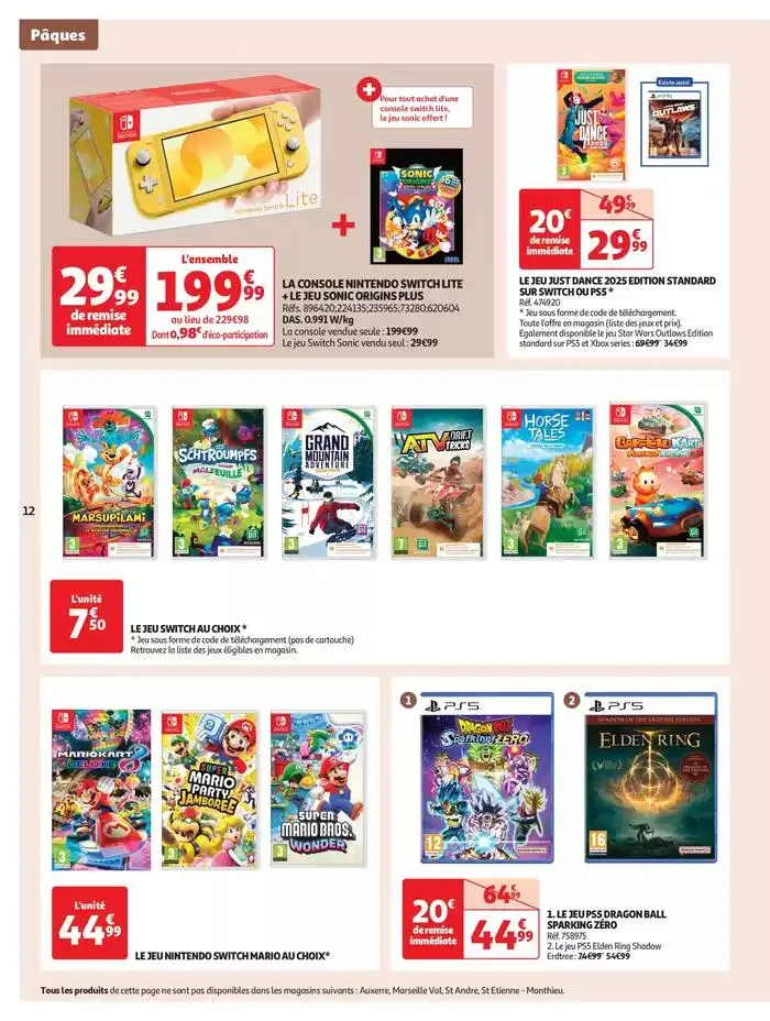 Des prix aussi bas, c'est le top du 8 avril au 21 avril 2025 - Catalogue page 12