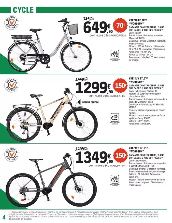 E.Leclerc Sports PRINTEMPS du 25 mars au 12 avril 2025 - Catalogue page 4