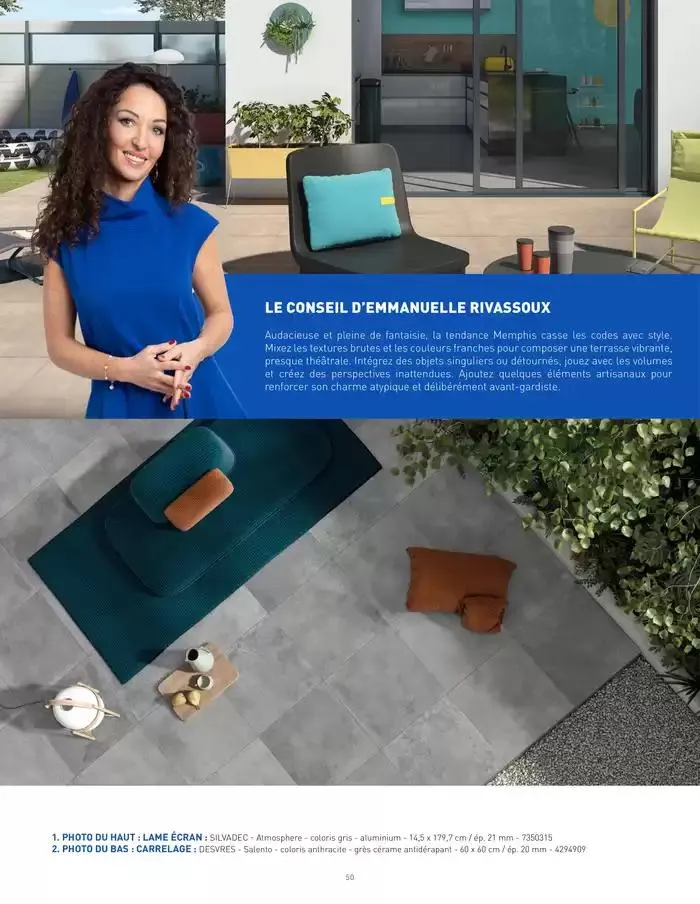 Guide Terrasse 2025 du 1 janvier au 31 décembre 2025 - Catalogue page 50
