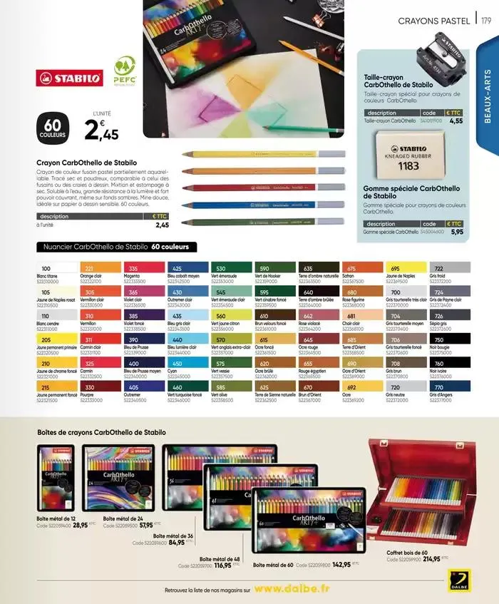 CATALOGUE DALBE 2025 du 27 janvier au 31 décembre 2025 - Catalogue page 181