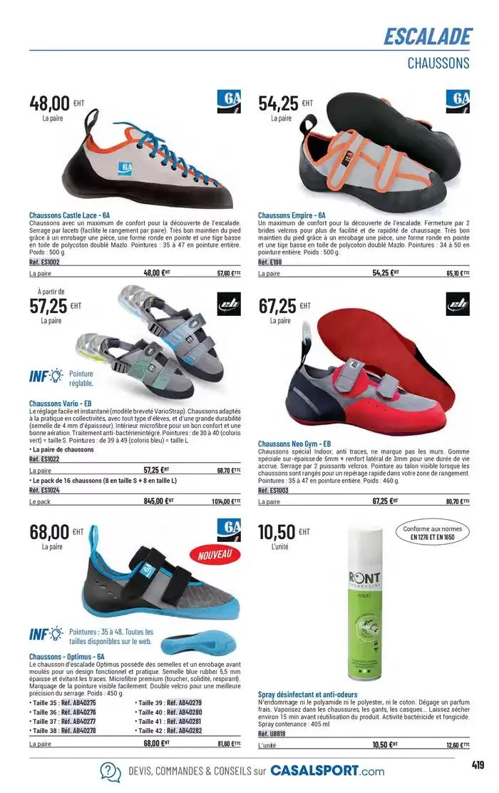 ÉQUIPEMENT SPORTIF du 6 mars au 31 décembre 2025 - Catalogue page 391