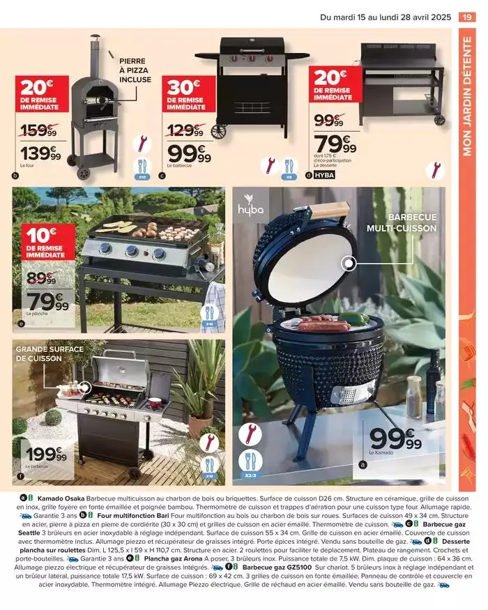 PROFITER ENFIN DE SON JARDIN du 15 avril au 28 avril 2025 - Catalogue page 19