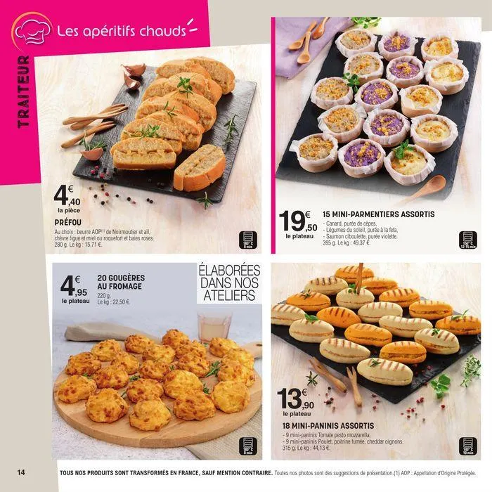 Carte Traiteur du 5 juillet au 31 mars 2025 - Catalogue page 5