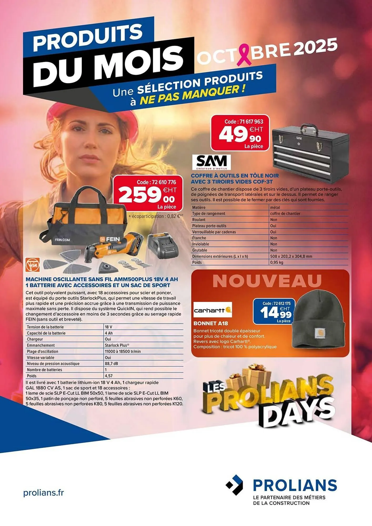 Catalogue Prolians - 1