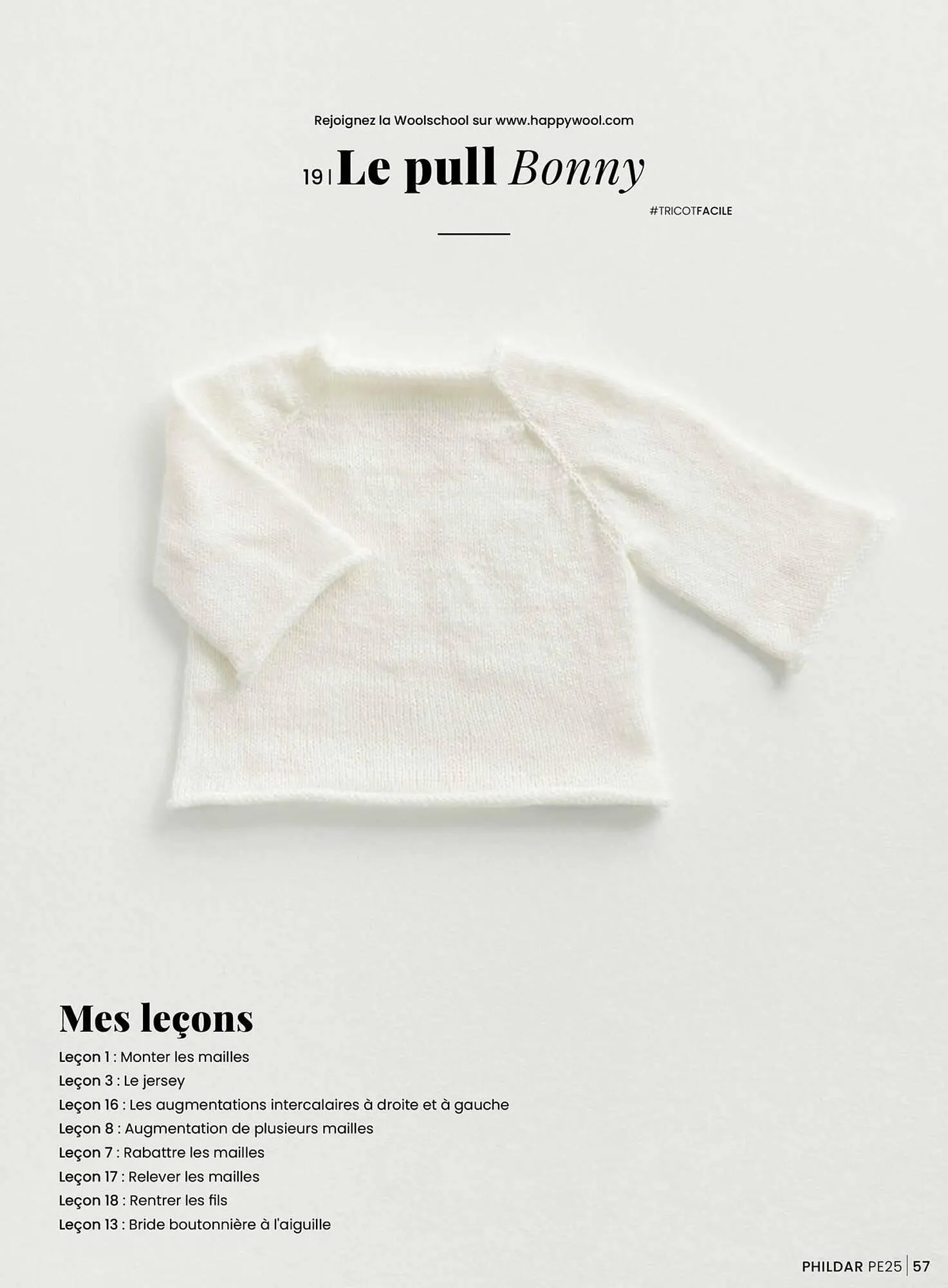 Catalogue Phildar du 15 janvier au 31 août 2025 - Catalogue page 57