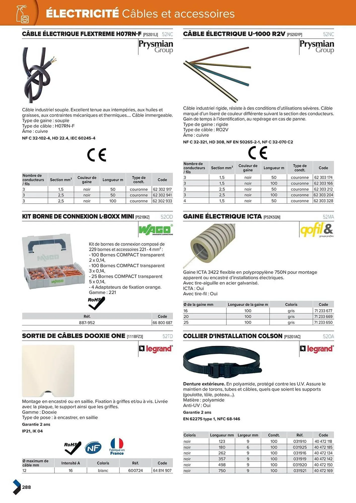 Catalogue Prolians du 2 octobre au 31 décembre 2025 - Catalogue page 288