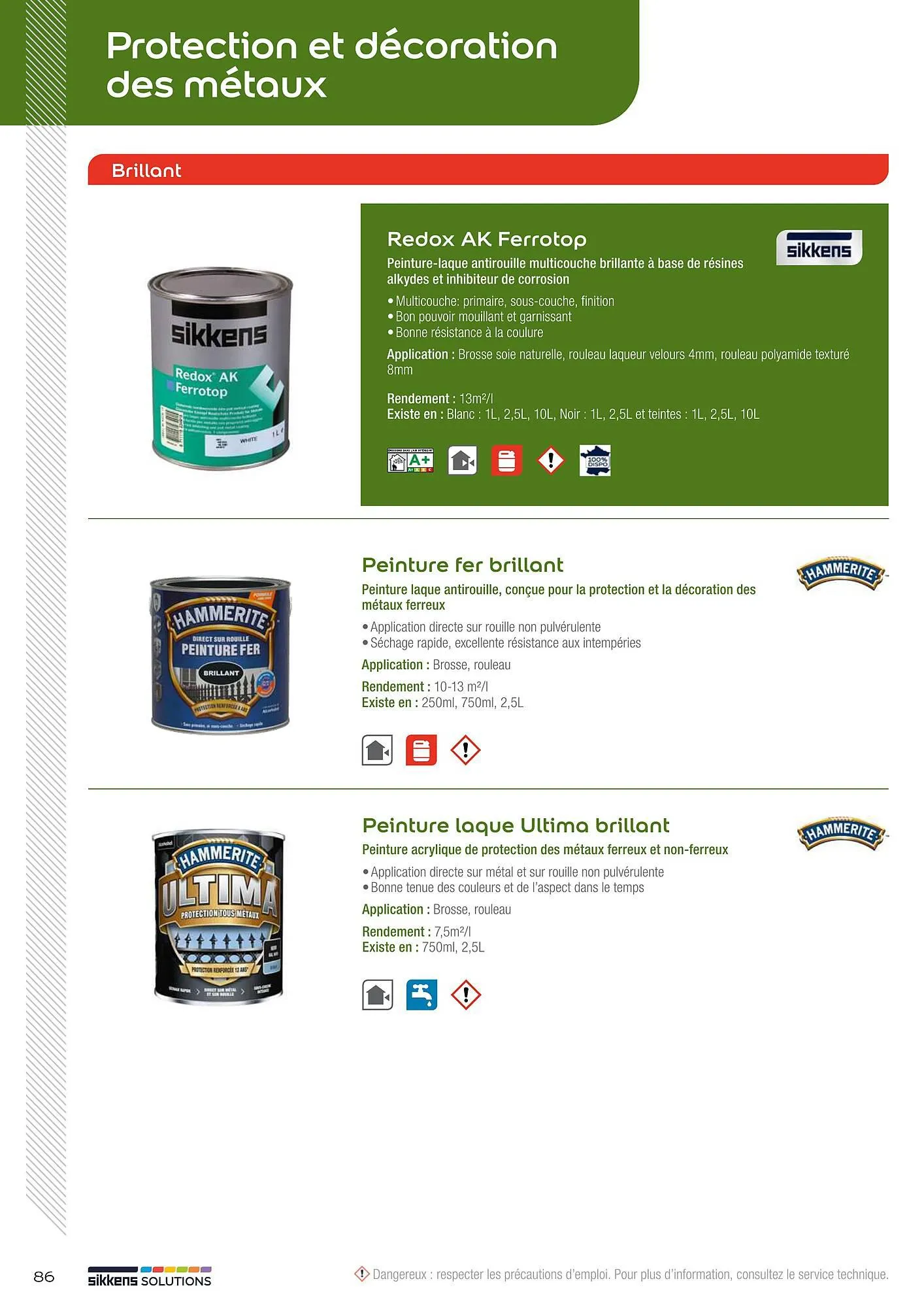 Catalogue Sikkens Solution du 8 janvier au 28 décembre 2025 - Catalogue page 86